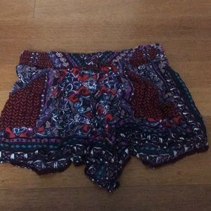 Cute patterned shorts